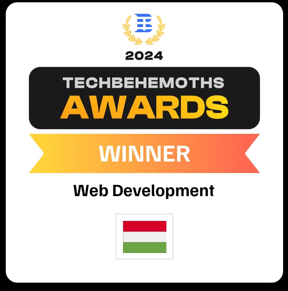 TechBehemoths Awards 2024, Winner, Web Development, Hungary