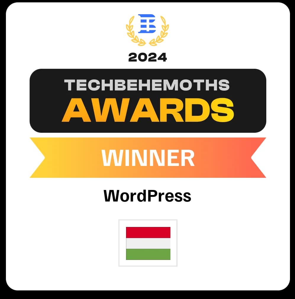 TechBehemoths Awards 2024, Winner, WordPress, Hungary