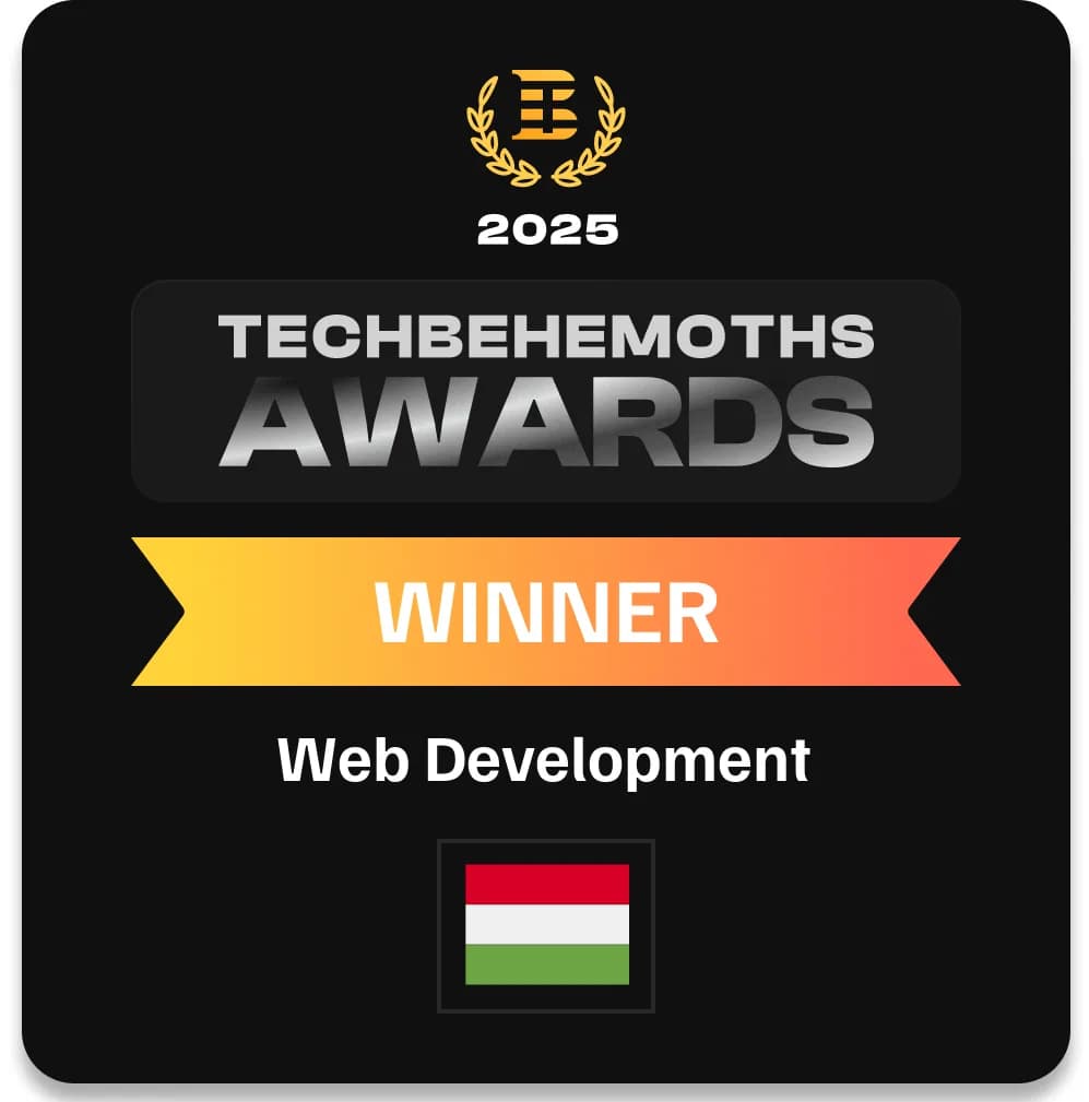 TechBehemoths Awards 2025, Winner, Web Development, Hungary
