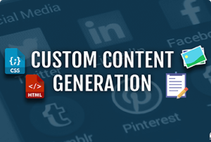 custom content generation